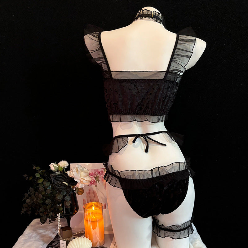 Gothic Kitty Lingerie Set（Black）
