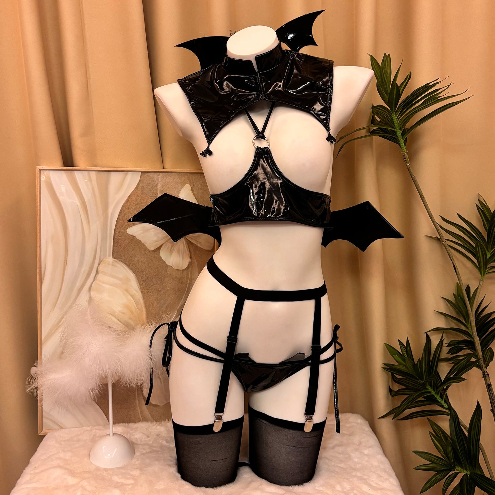 Cosplay Devil Dark Heart Lust Lingerie