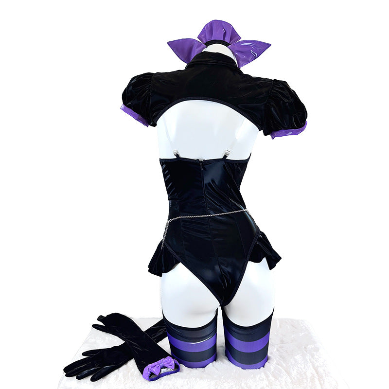 Dark cat ear suit