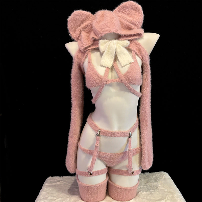 Plush bear set (Pink)