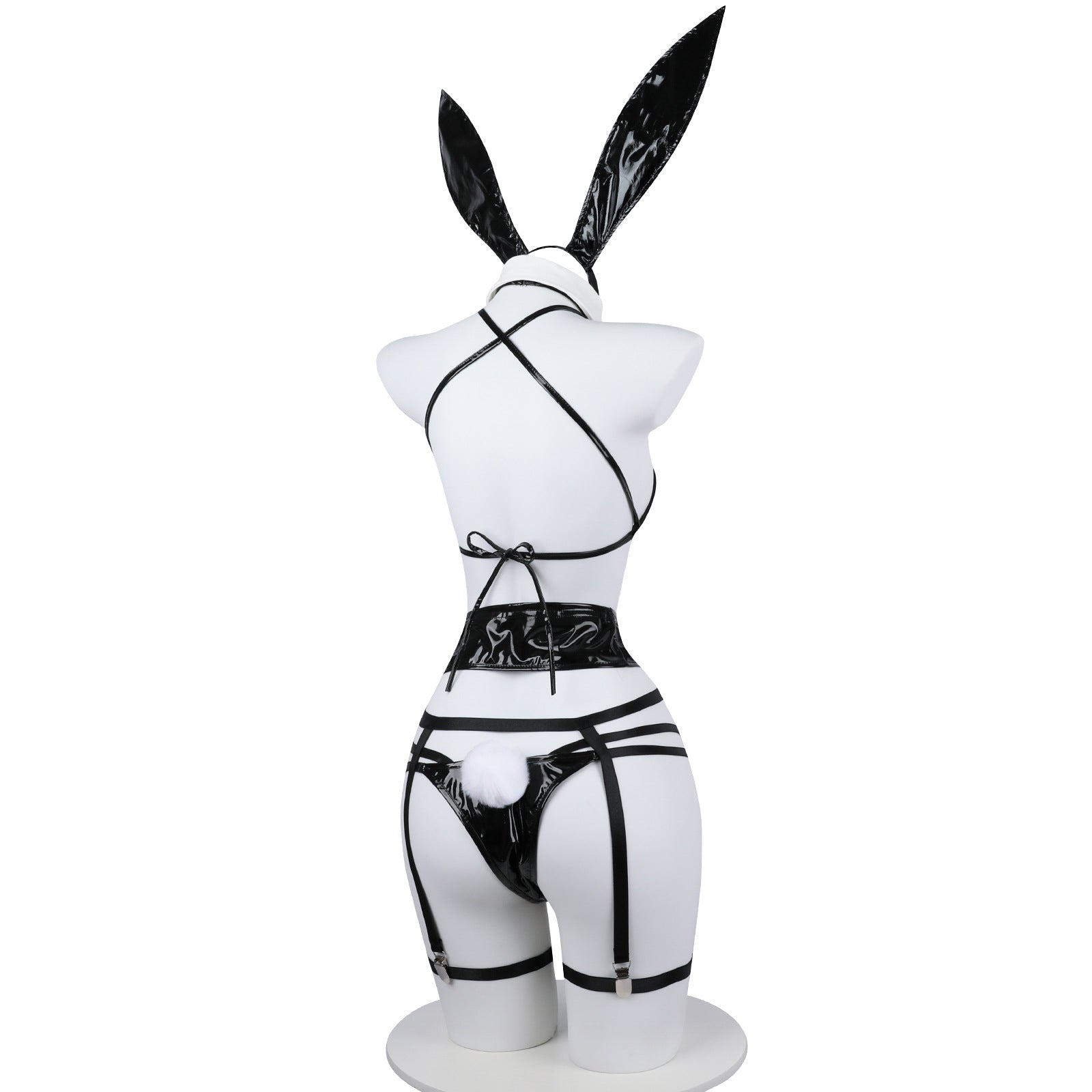 Faux Patent Leather Bunny Set