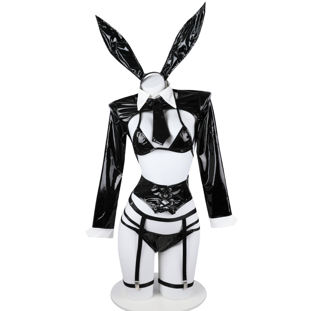 Faux Patent Leather Bunny Set