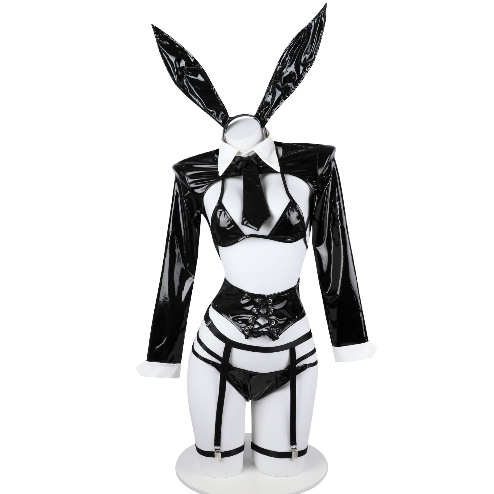 Faux Patent Leather Bunny Set