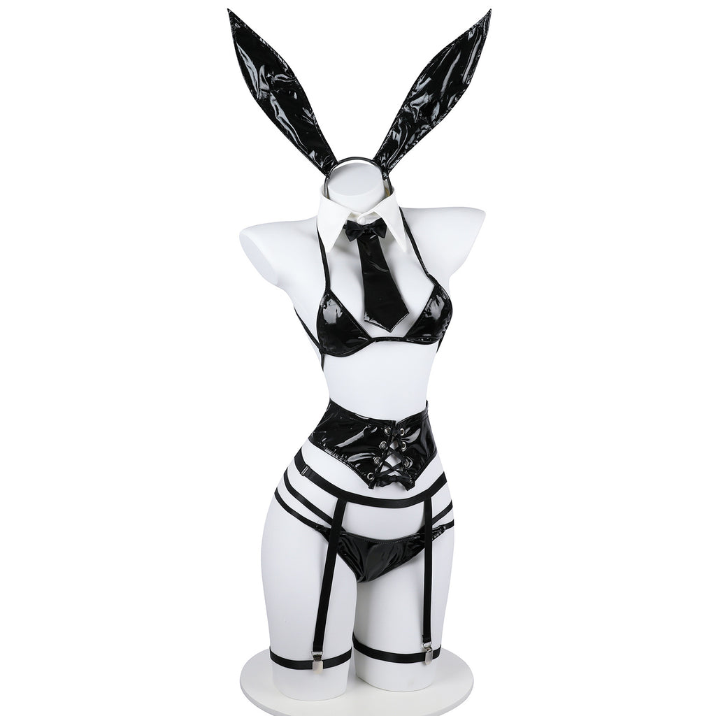 Faux Patent Leather Bunny Set