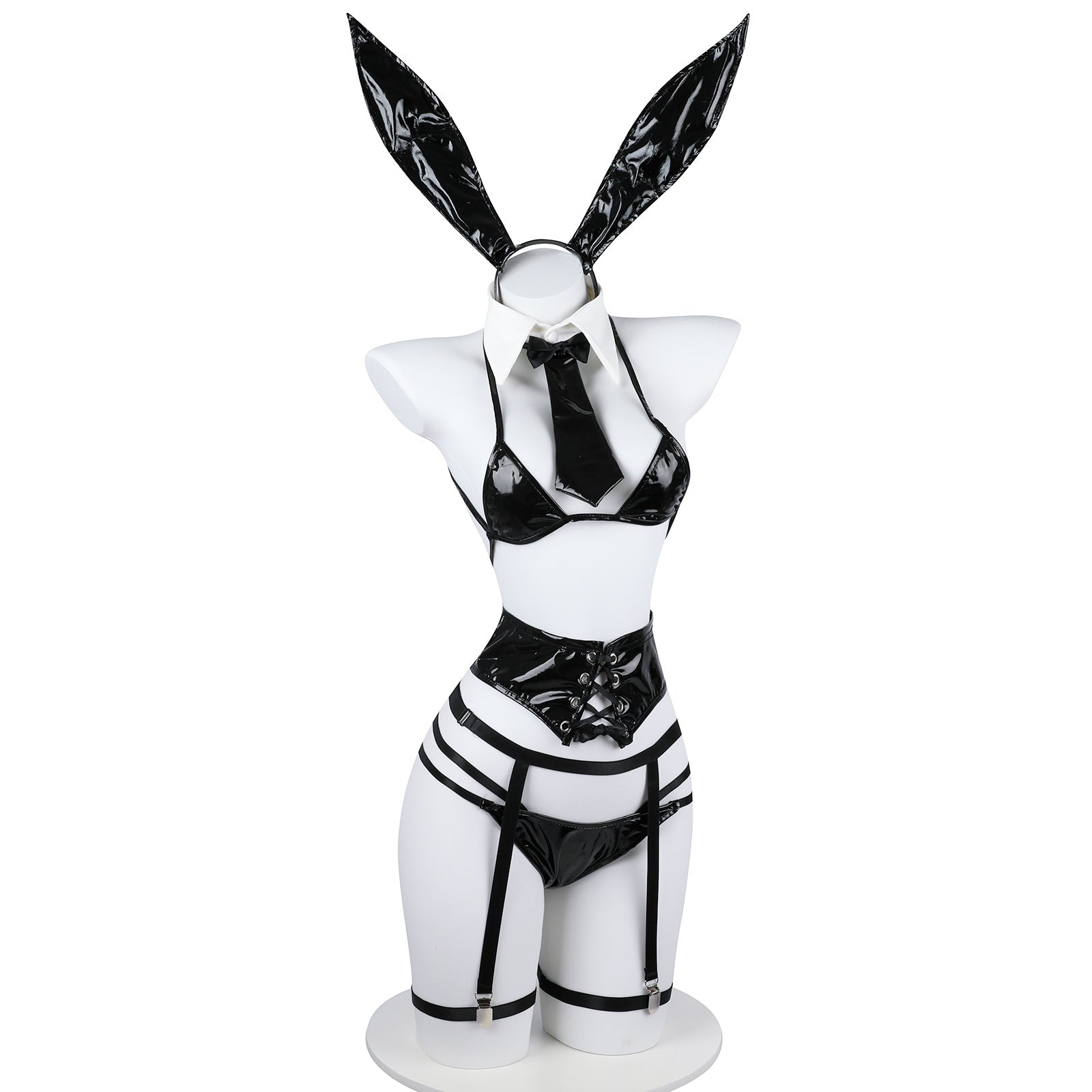 Faux Patent Leather Bunny Set