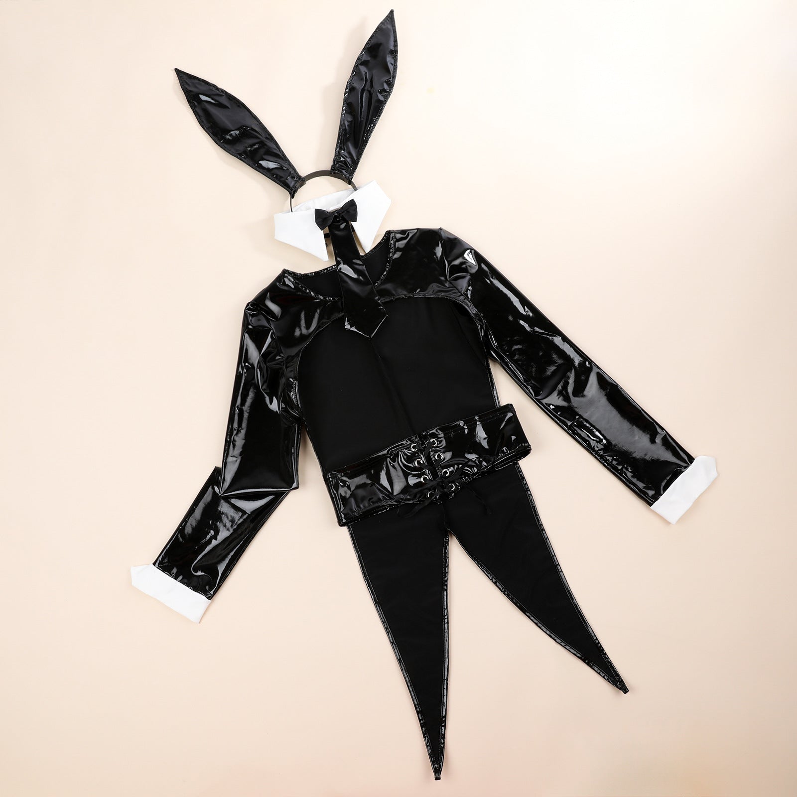 Faux Patent Leather Bunny Set