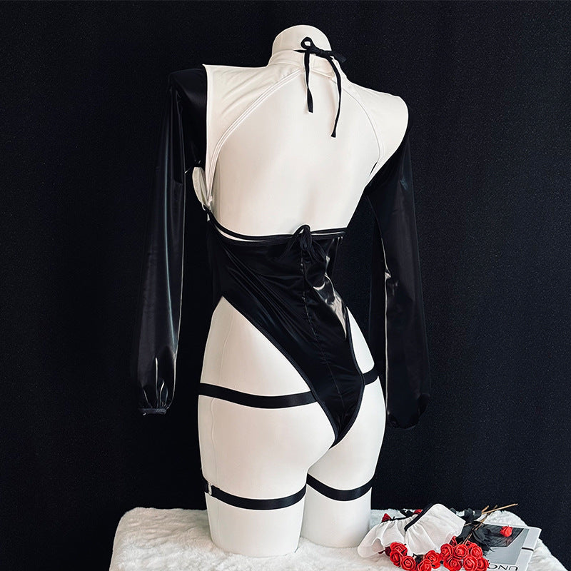 Liquid Shine Maid Lingerie Set