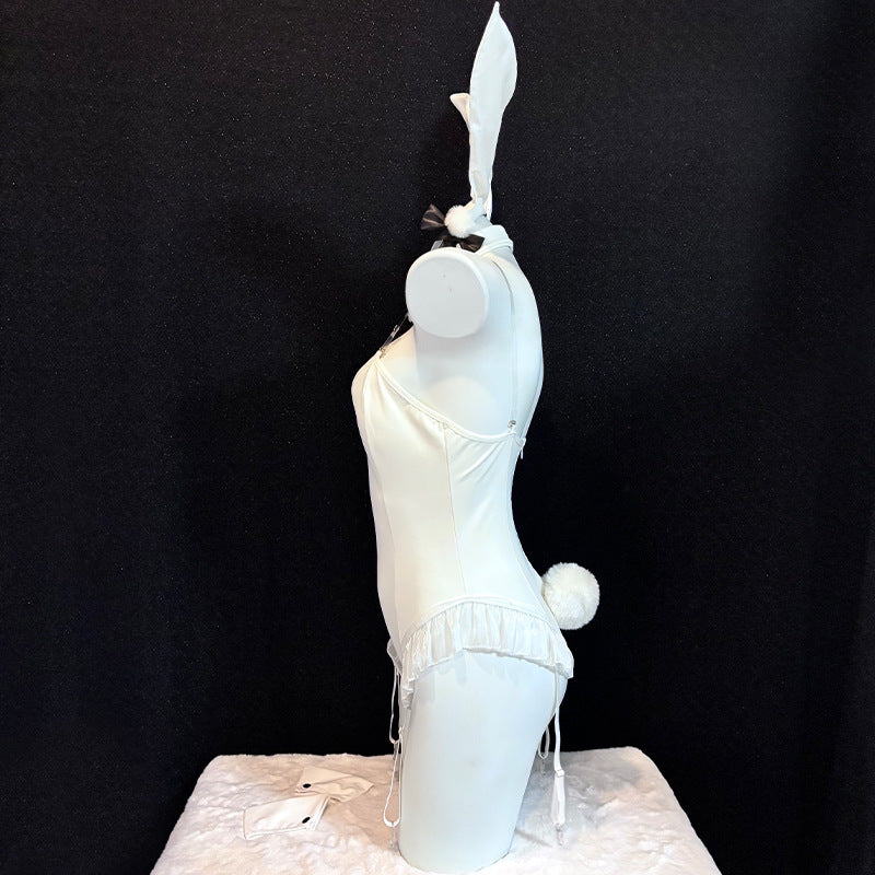 Bunny girl white jumpsuit