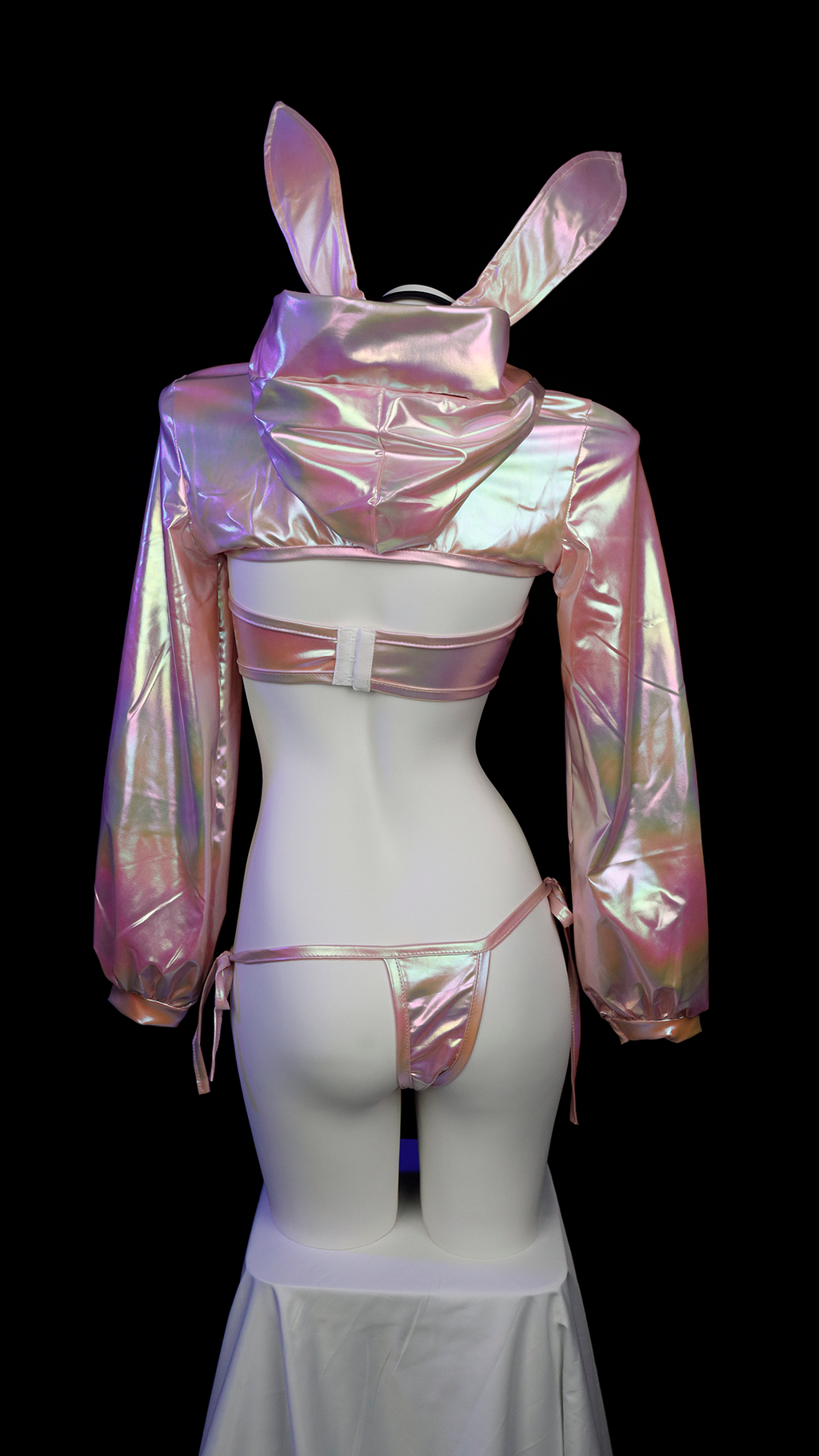 Pink Cyberpunk Bunny Laser Suit