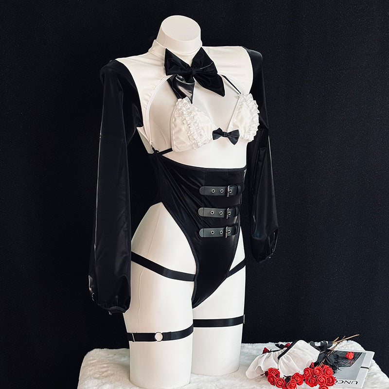 Liquid Shine Maid Lingerie Set
