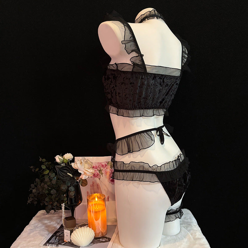 Gothic Kitty Lingerie Set（Black）