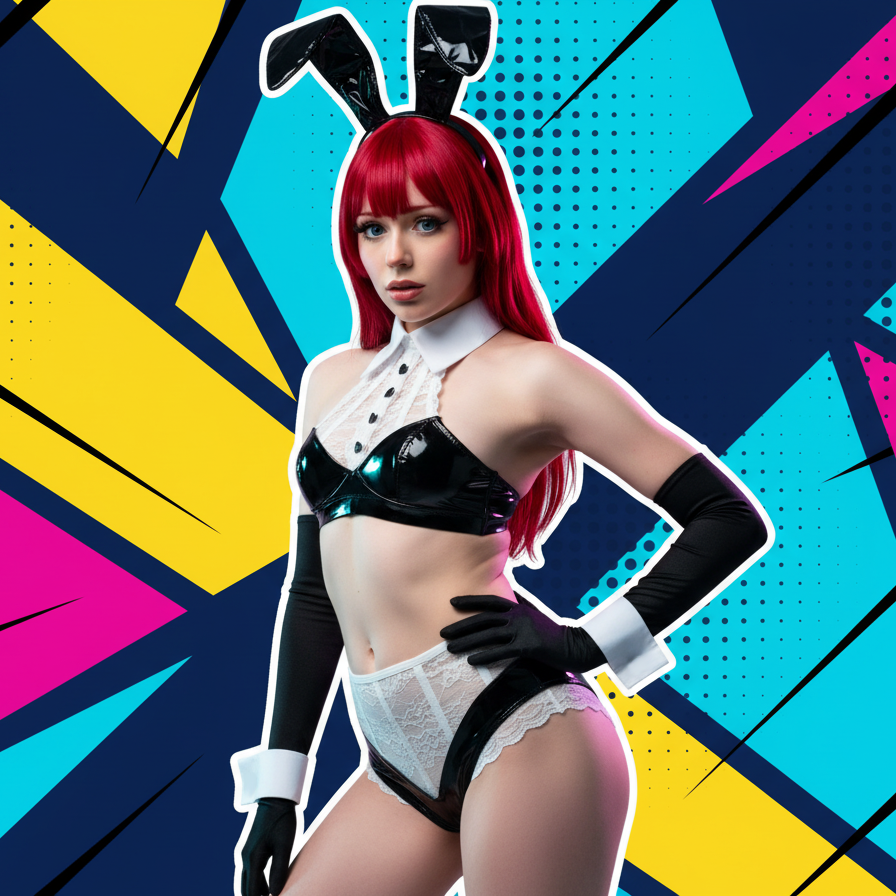 Lace Bunny Lingerie Set