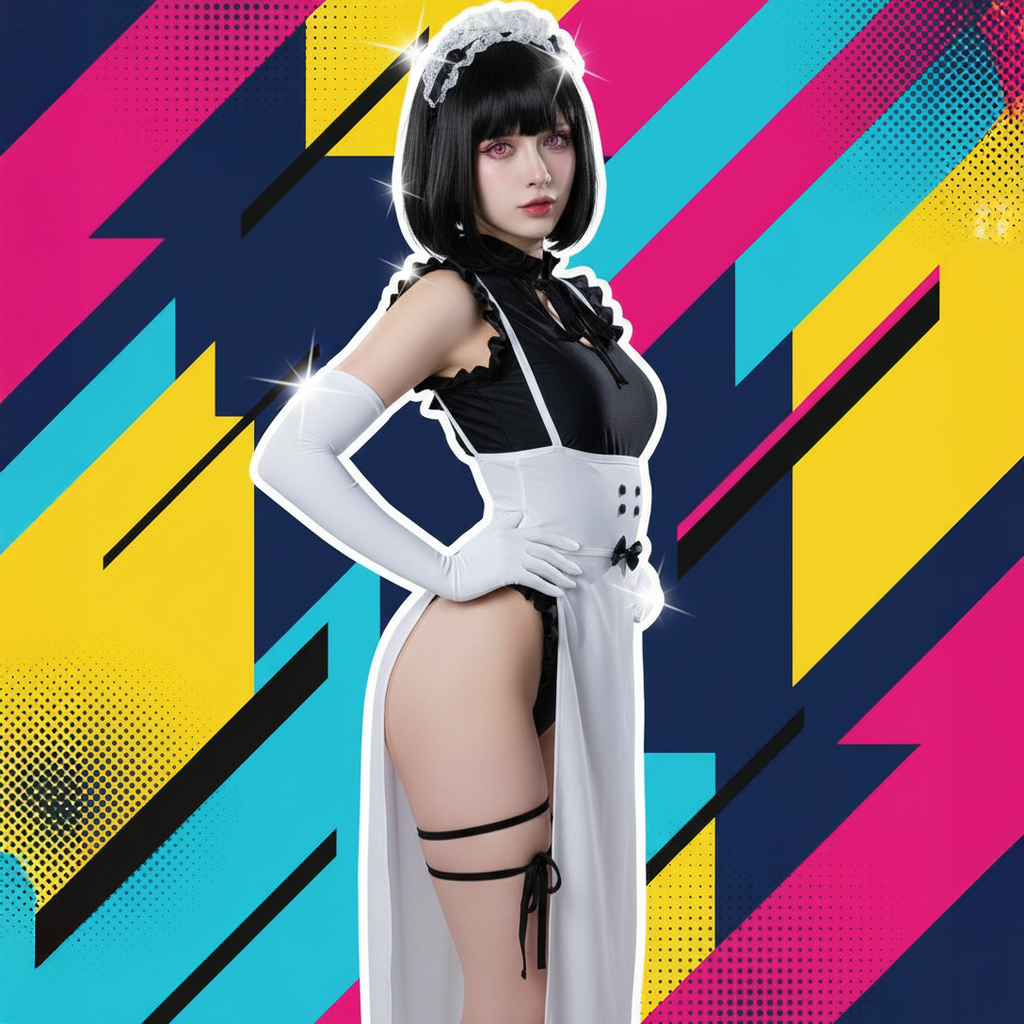Cheongsam Style Maid Costume