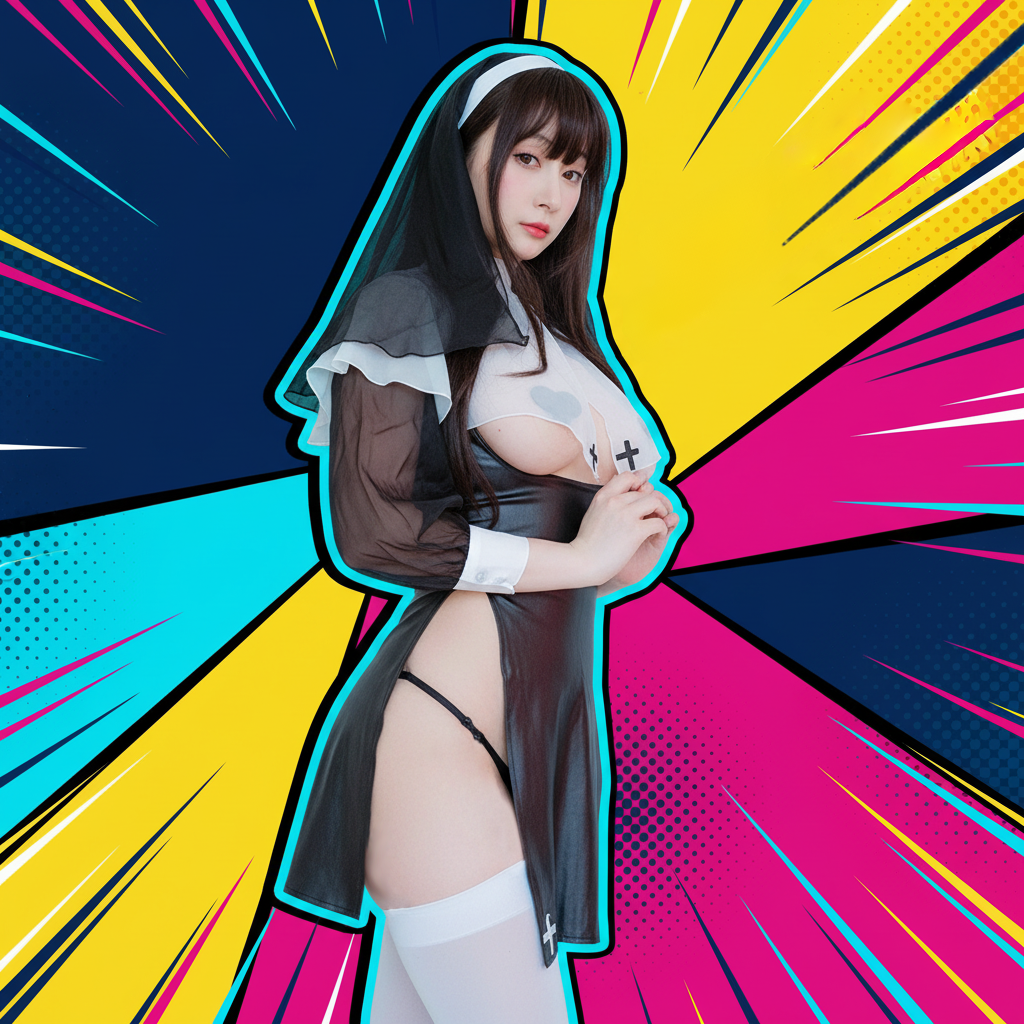 Nun Cosplay Lingerie