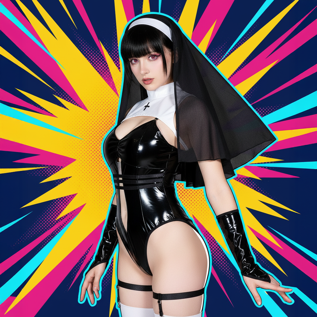 Battle Nun Cosplay Costume